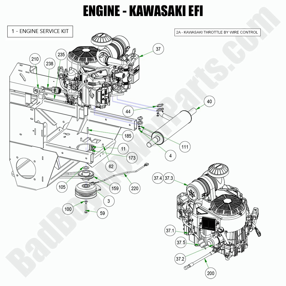 2022 Rebel - Engine - Kawasaki FX850 EFI